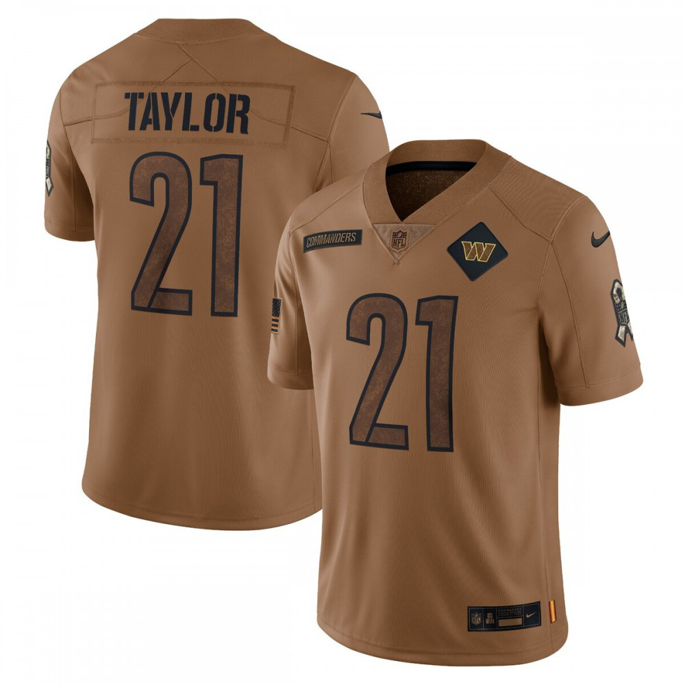 Sean Taylor Washington Commanders Nike 2023 Salute To Service Retired Player Limited Jersey - Brown-GridironStore